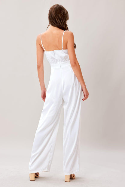 MODERN EASE WOVEN JUMPSUIT