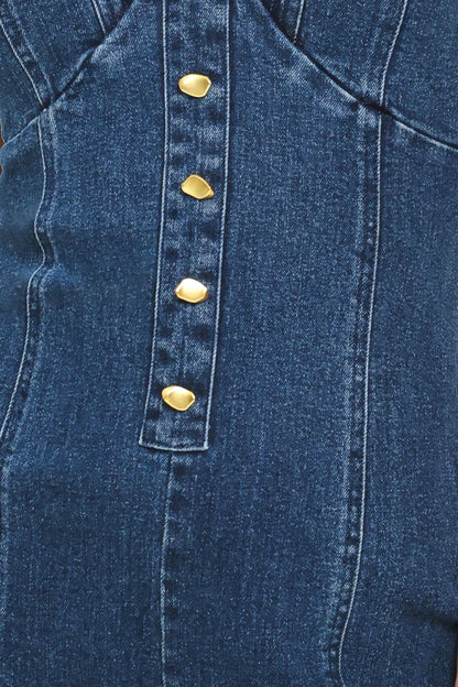 URBAN INDIGO DENIM JUMPSUIT