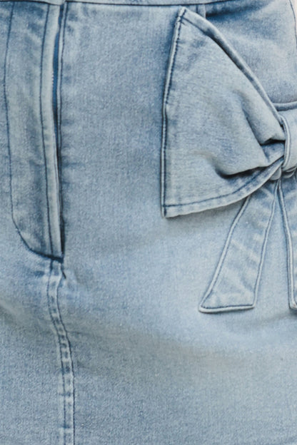 CUTE MOMENT DENIM SKORT