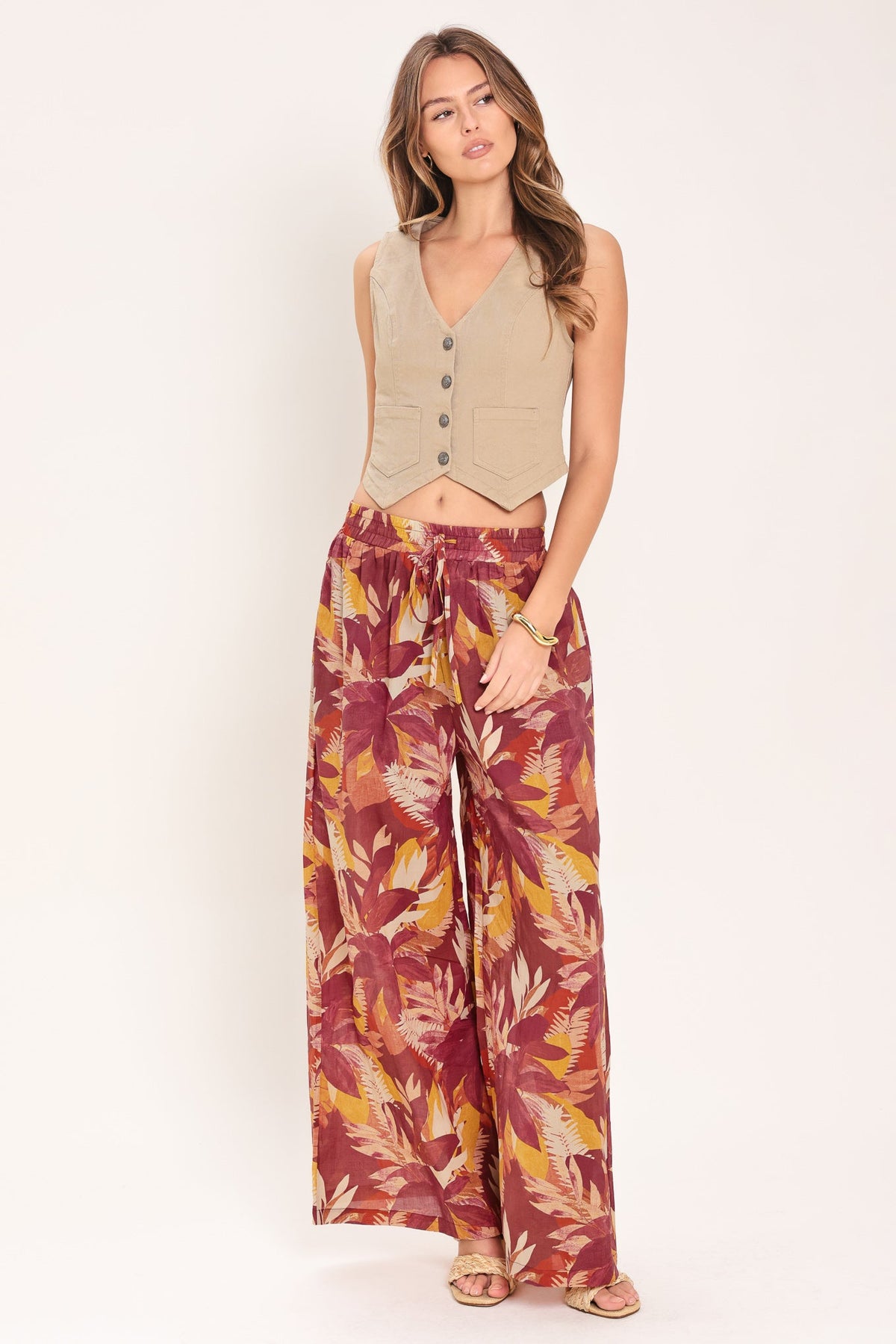 PANTALÓN ANCHO TEJIDO DREAM PALAZZO DE RESORT