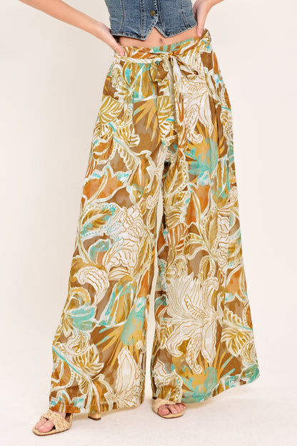 GOLDEN SHORES FLOW WOVEN PANTS