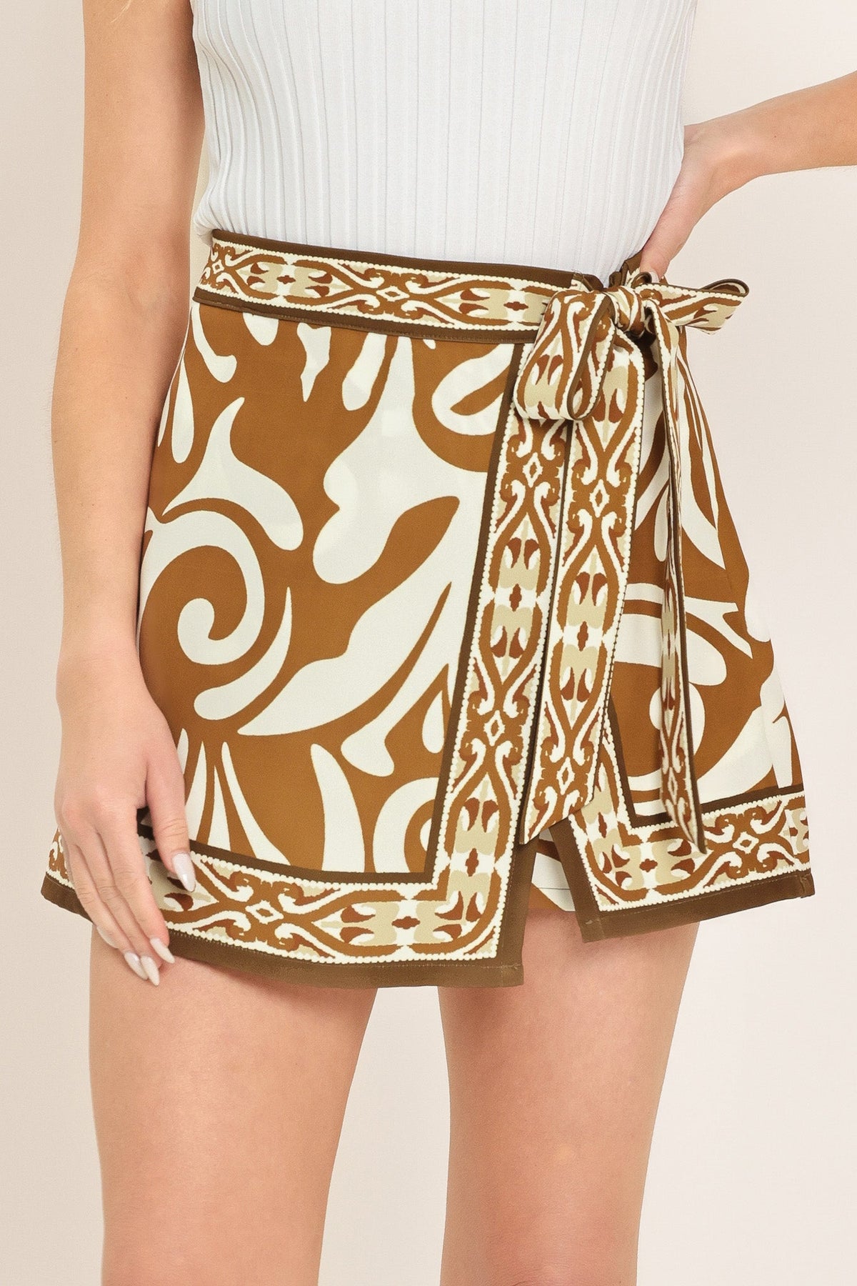 SKORT TEJIDA COSTA AMALFITANA