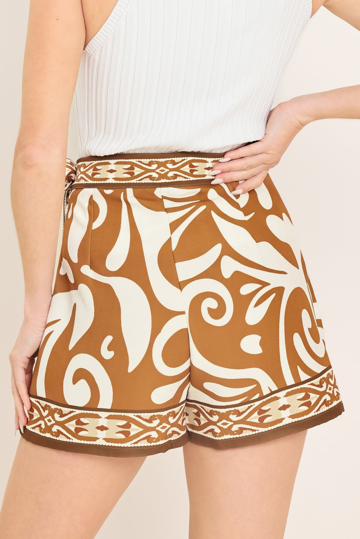 SKORT TEJIDA COSTA AMALFITANA