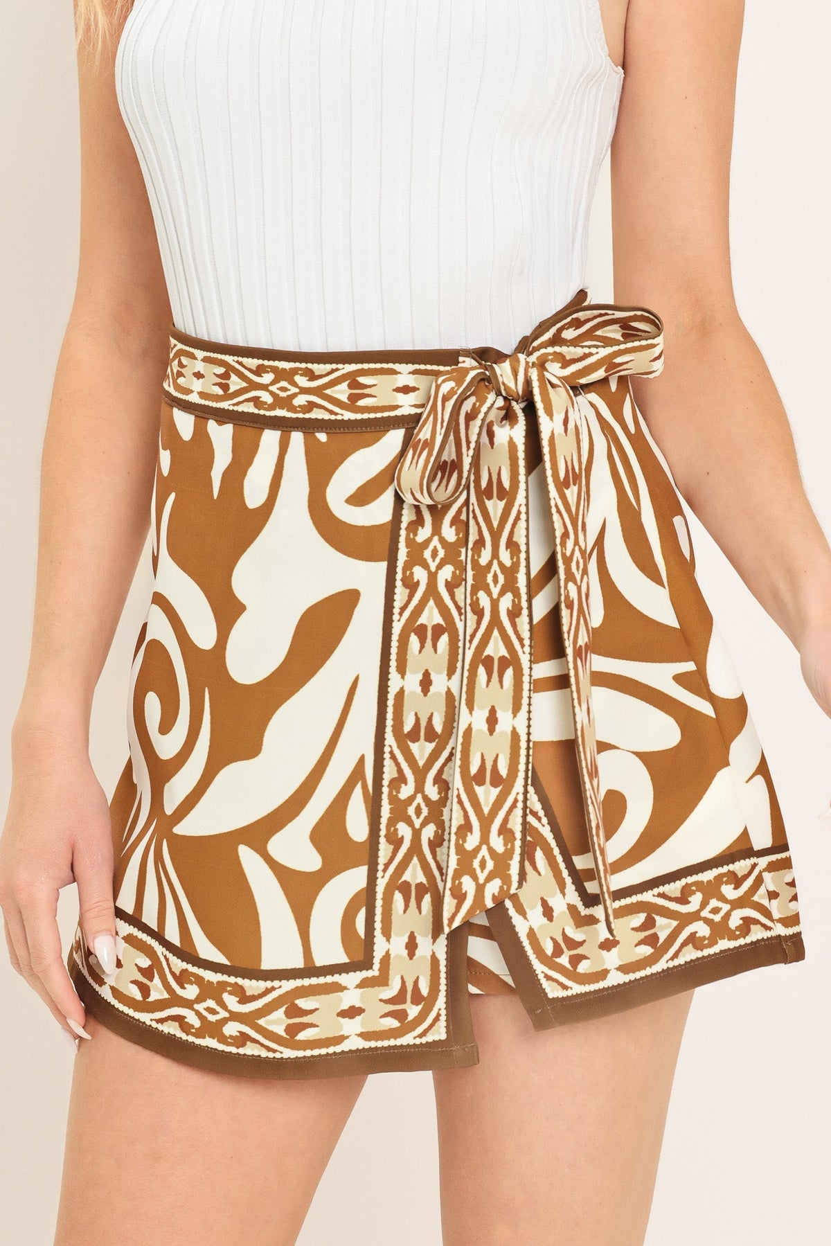 SKORT TEJIDA COSTA AMALFITANA