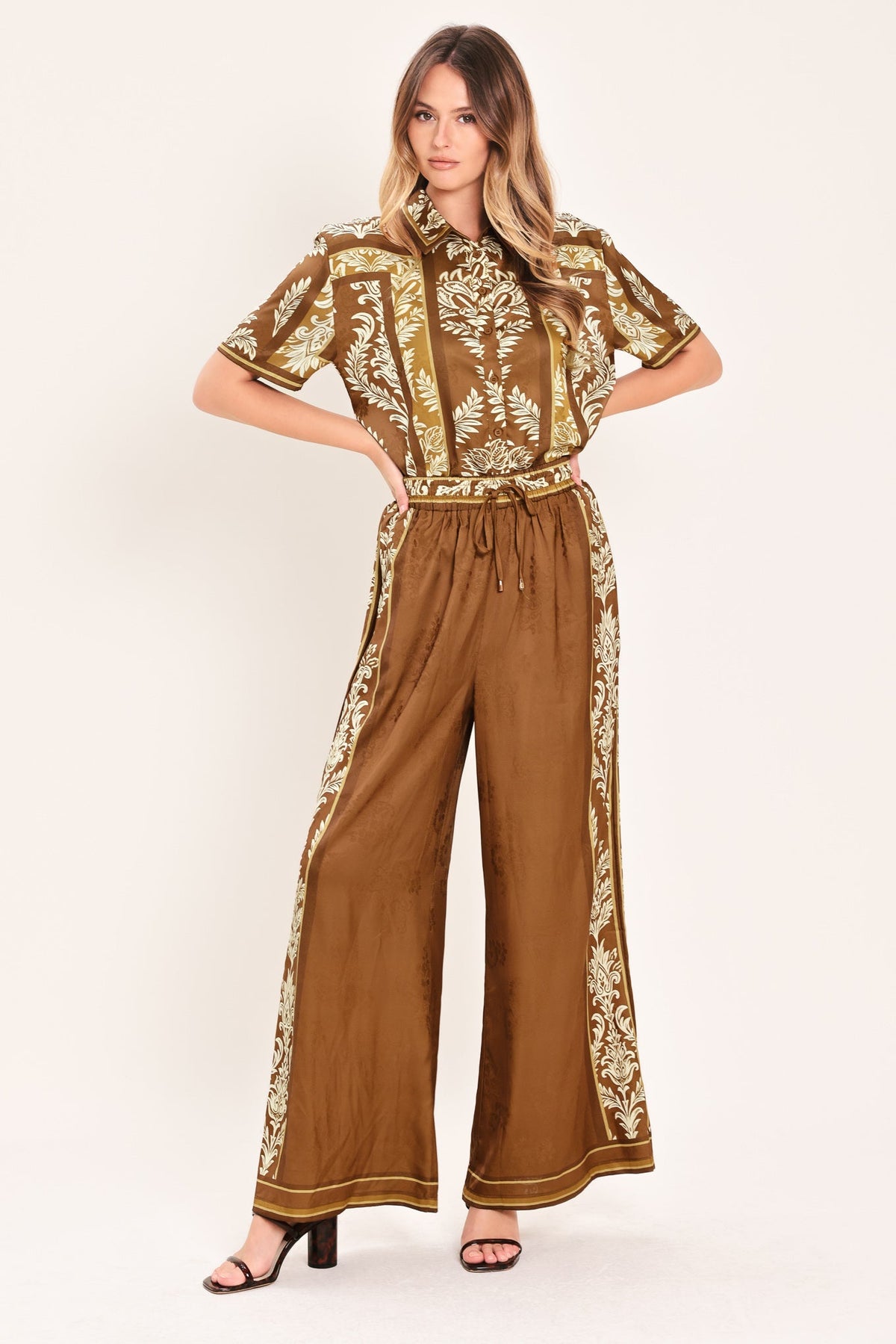 PANTALONES PALAZZO VINTAGE TEJIDOS