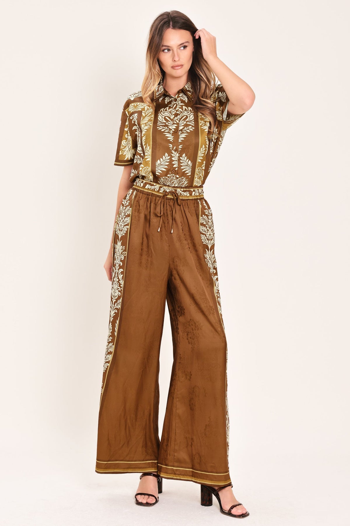PANTALONES PALAZZO VINTAGE TEJIDOS