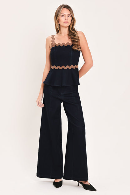 EVENING TIDE DENIM PANTS