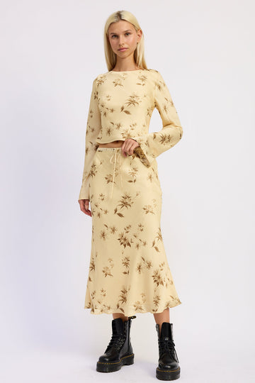 Butter Yellow Print