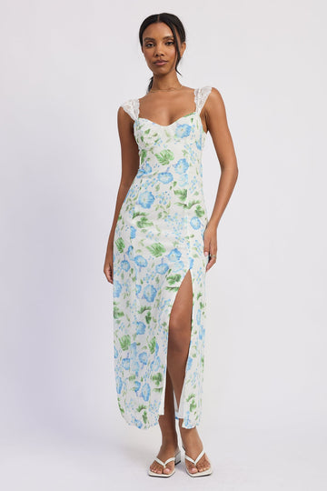 Blue Morning Floral