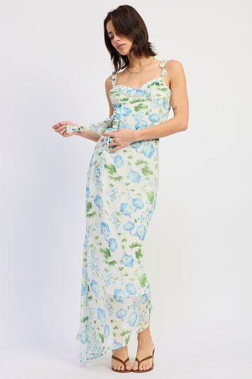 Blue Morning Floral