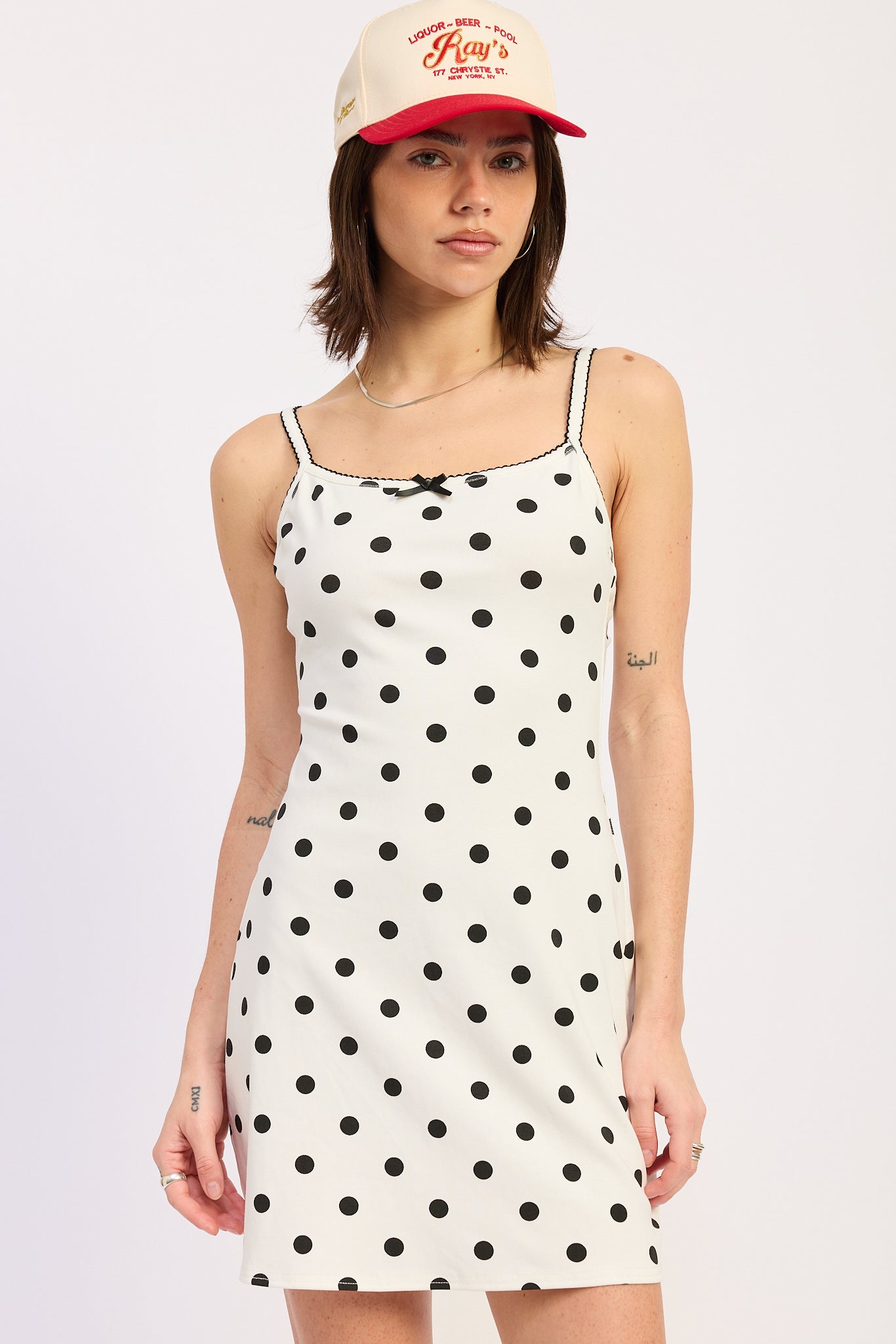 Pamela Polka Dot Mini Dress