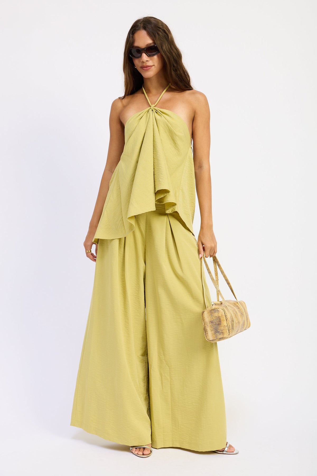 Pantalones Nora de pierna ancha