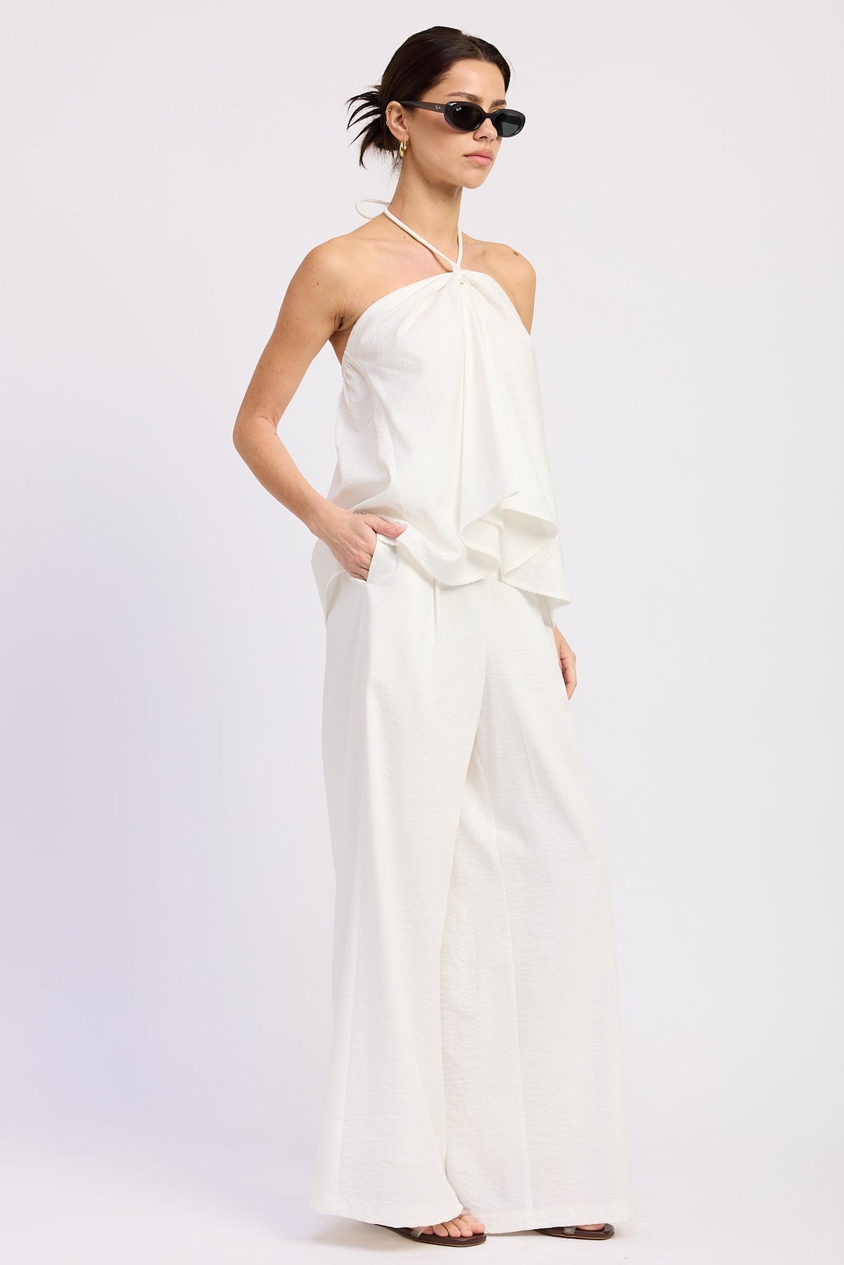 Pantalones Nora de pierna ancha