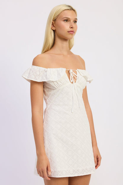 Grace Mini Off Shoulder Dress