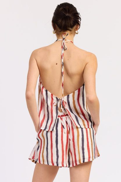 Vale Tie Top