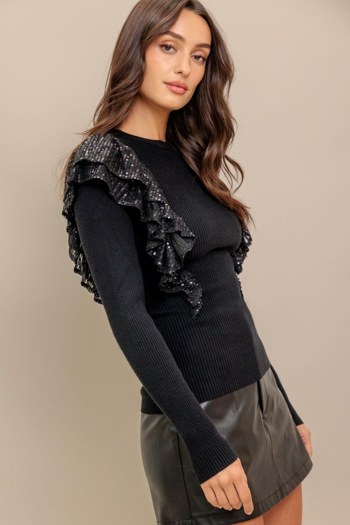 FIGHT THE FEELING SWEATER TOP