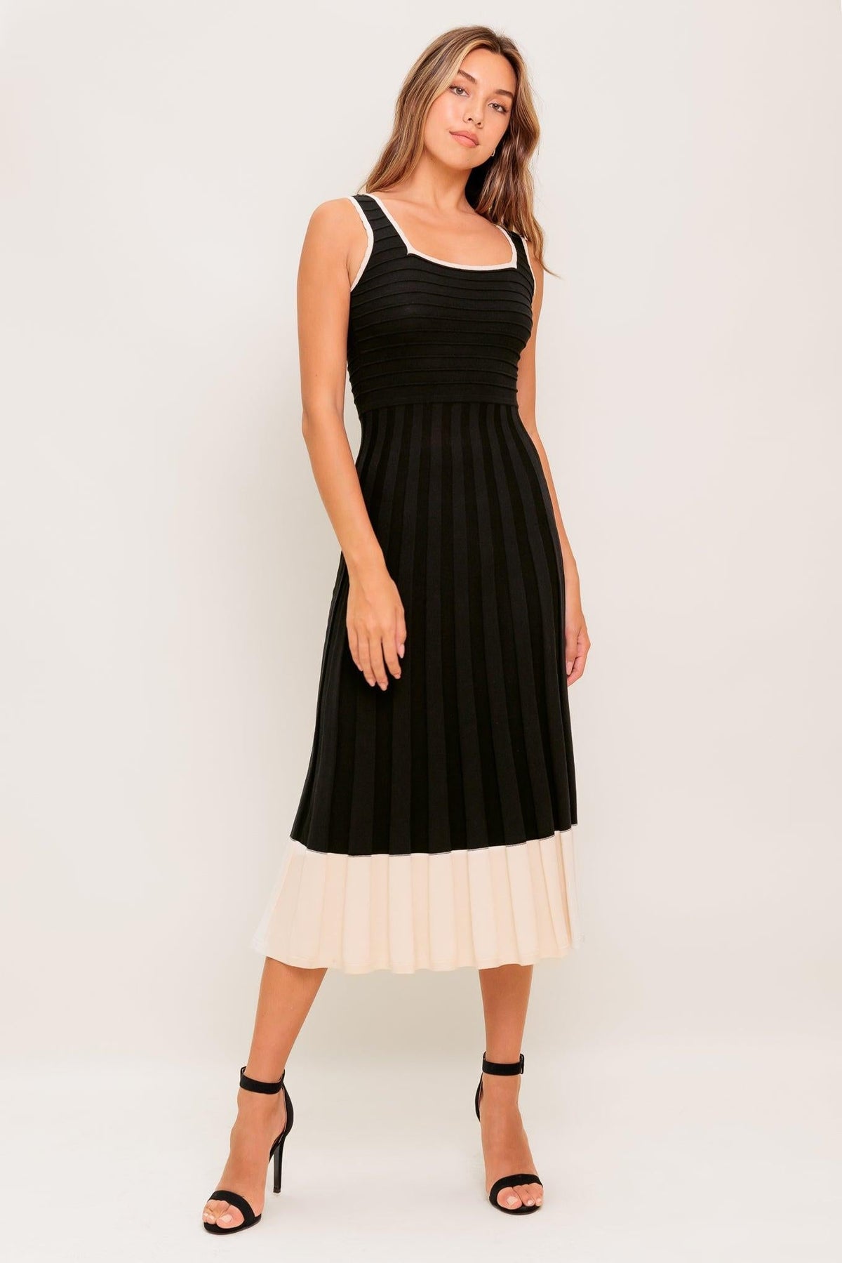 MODERN MUSE KNIT MIDI DRESS
