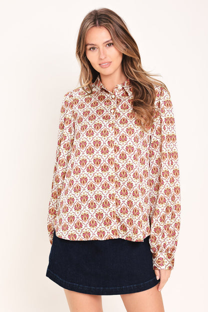 MOROCCAN MUSE WOVEN TOP