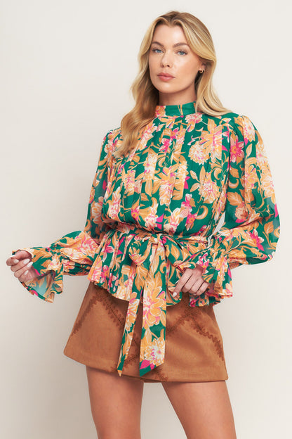 MISS PUNCTUALITY WOVEN TOP