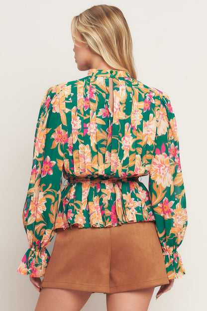 MISS PUNCTUALITY WOVEN TOP