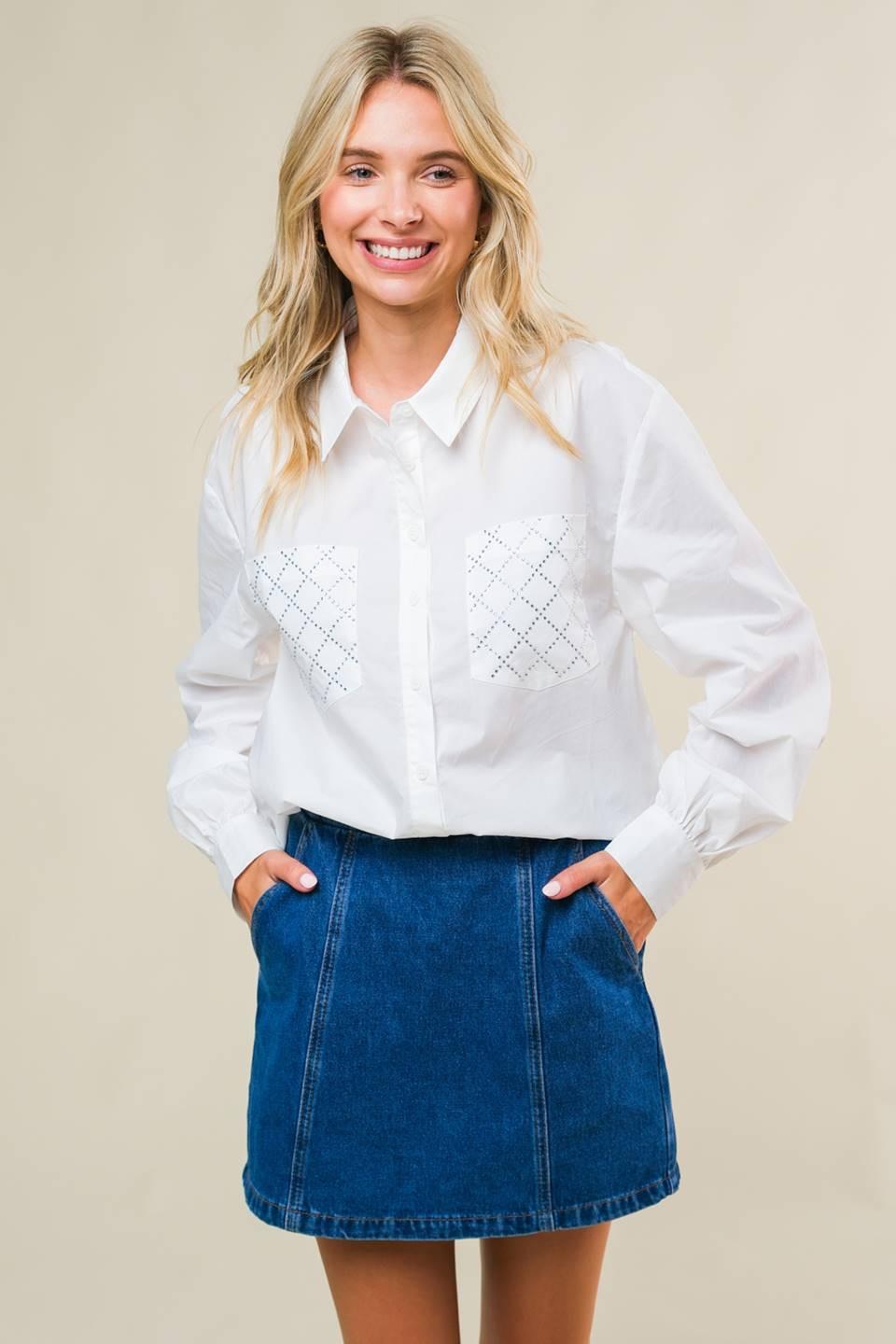 CAMISA REFINADA DE BOTONES BREEZE