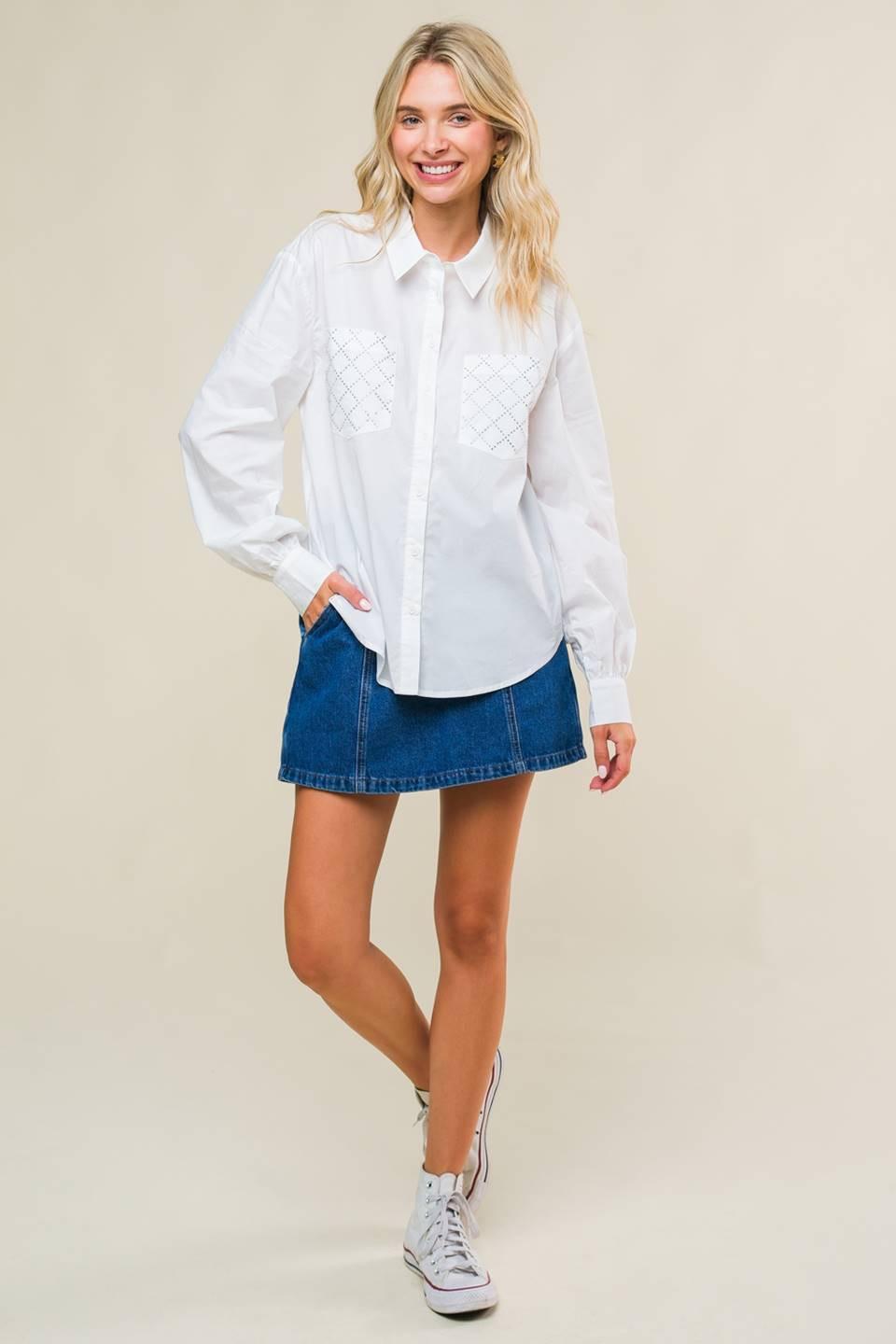CAMISA REFINADA DE BOTONES BREEZE