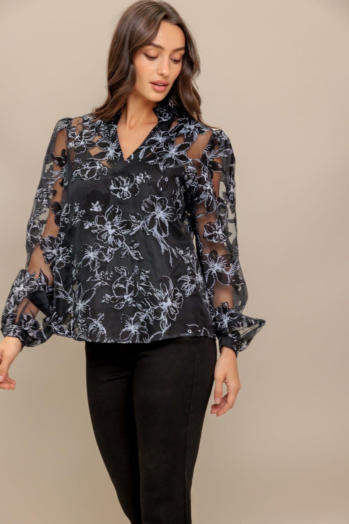 TOP DE ORGANZA TEJIDA SHARE MY DAY