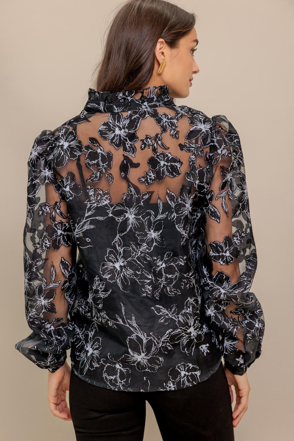 TOP DE ORGANZA TEJIDA SHARE MY DAY