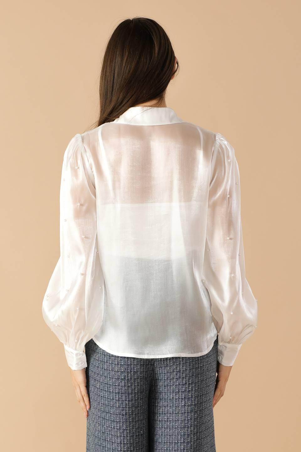 TOP DE ORGANZA "GIRL ON THE GO"