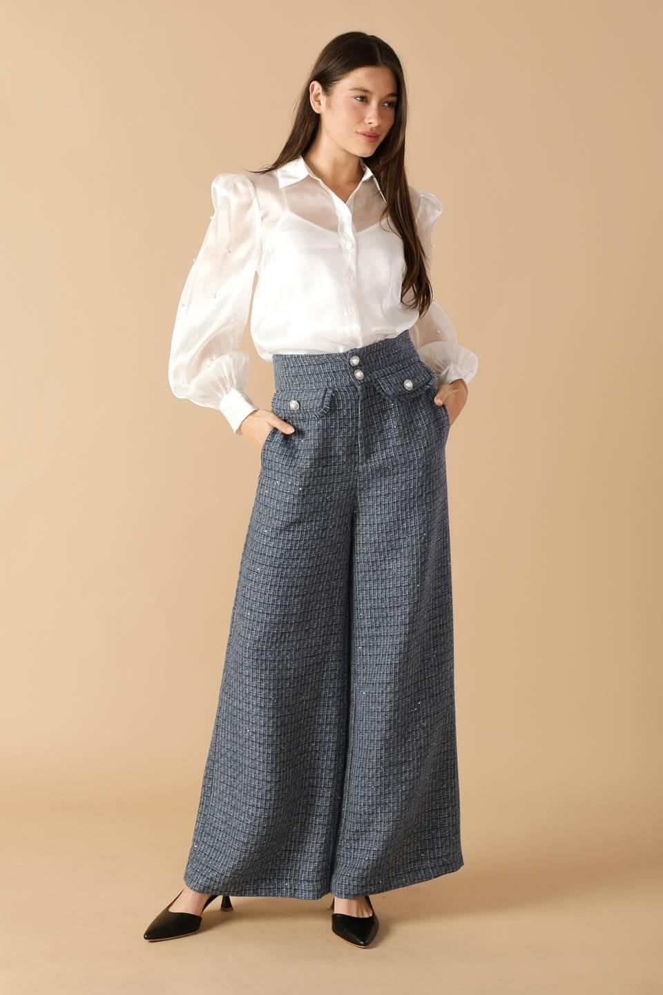 TOP DE ORGANZA "GIRL ON THE GO"