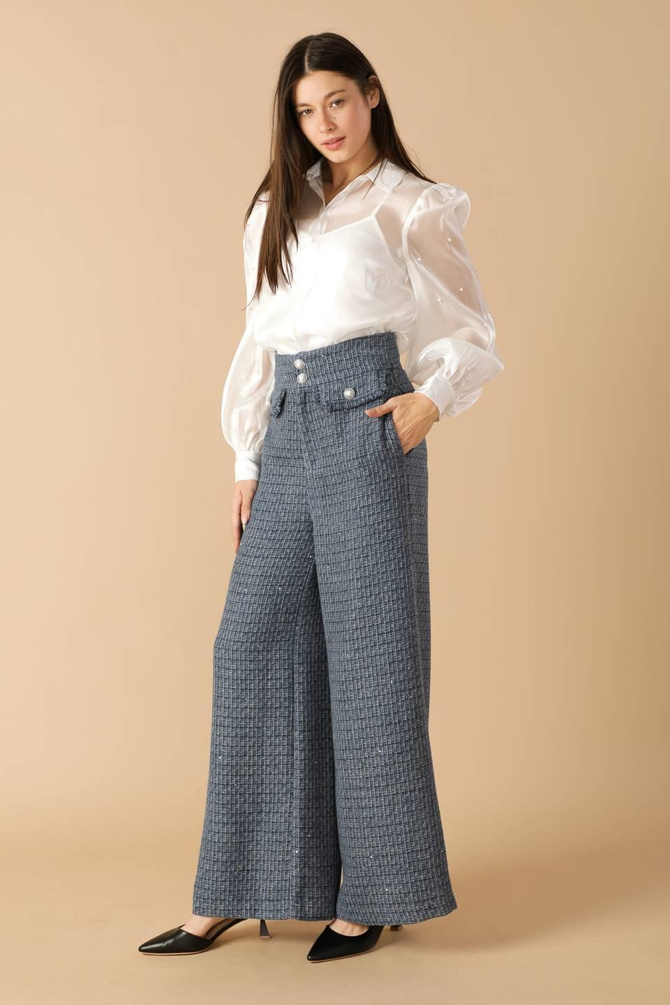 TOP DE ORGANZA "GIRL ON THE GO"