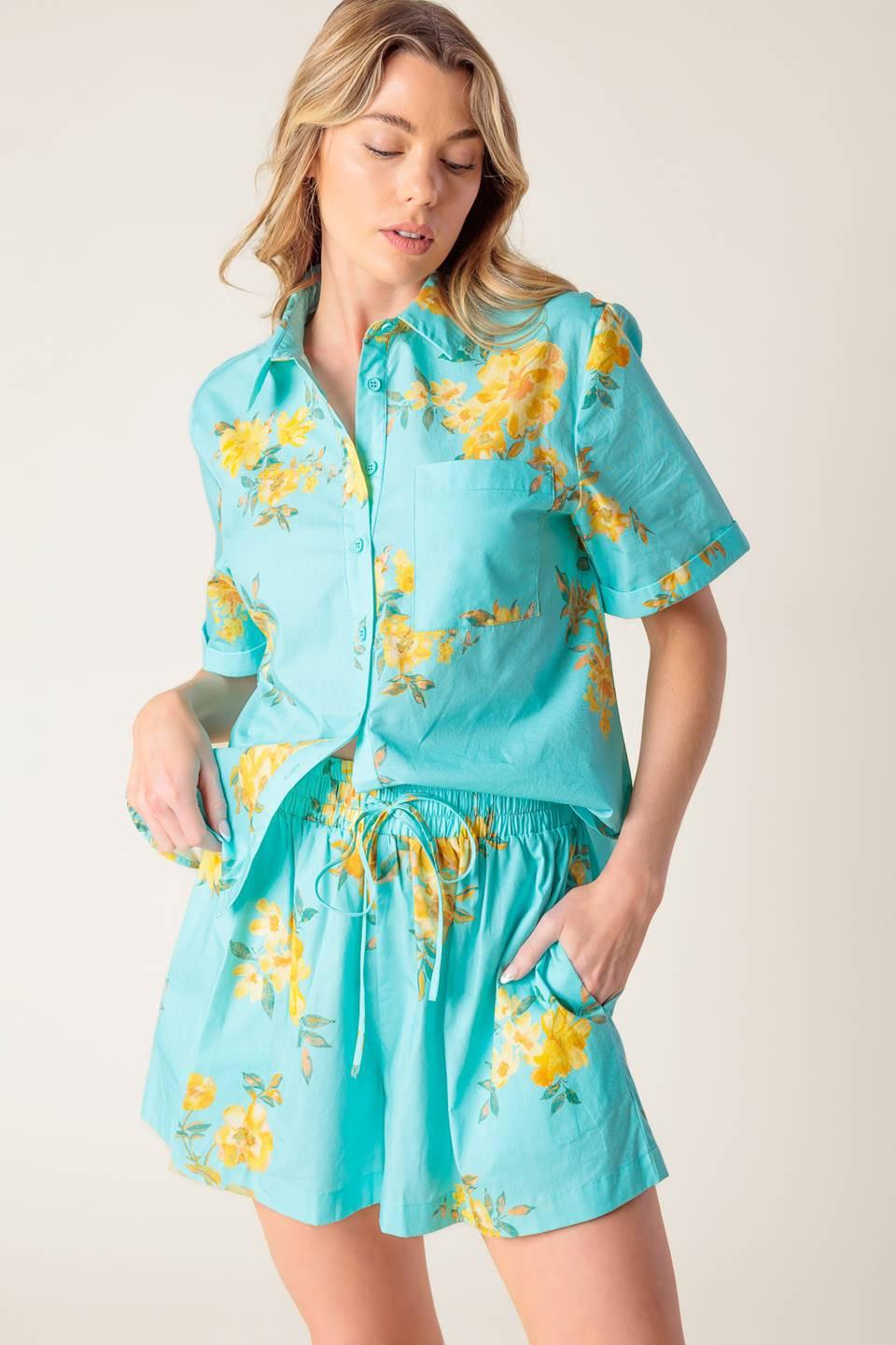 CONJUNTO DE TOP Y SHORTS TEJIDOS TREASURED TIMES