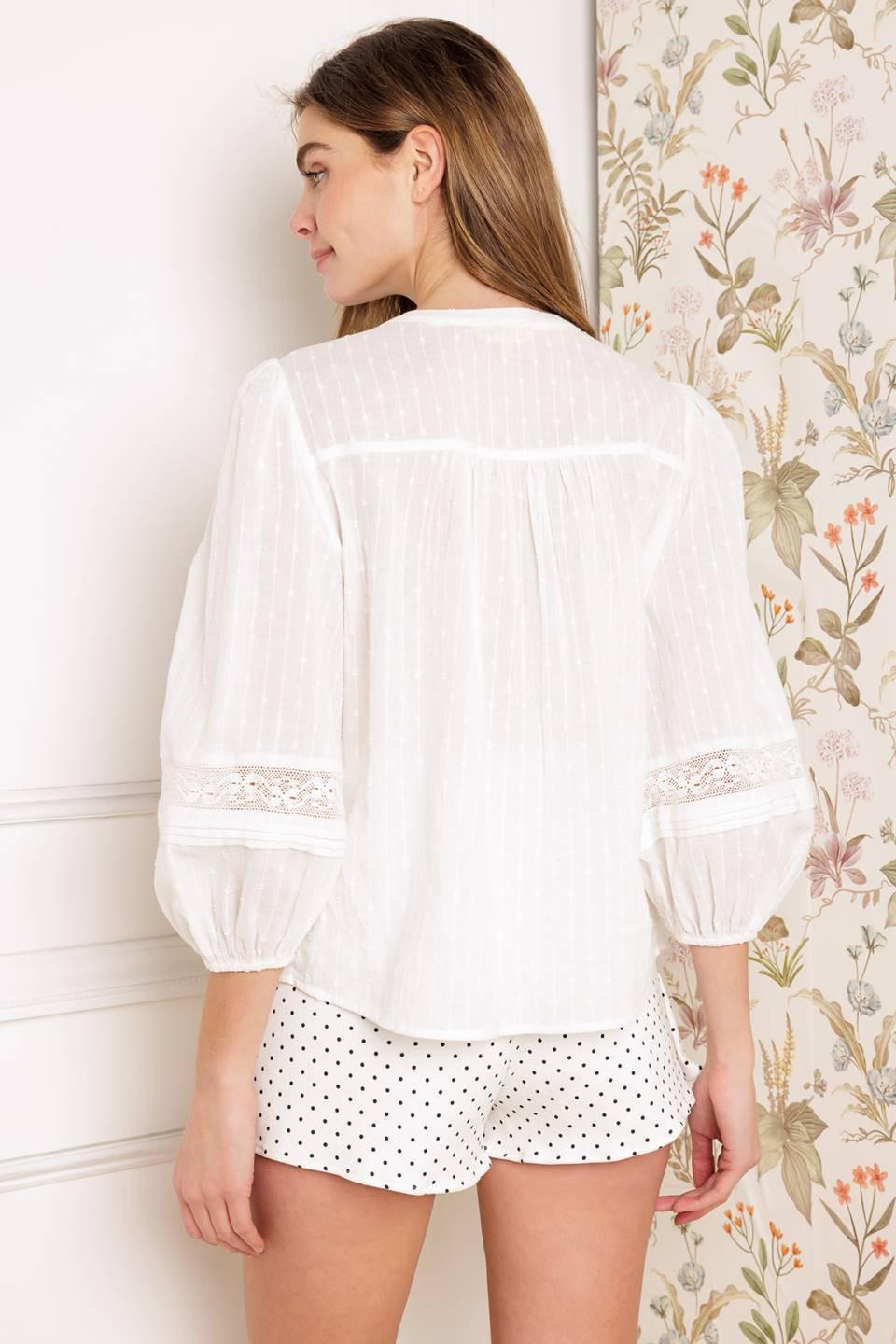 SALT BREEZE WOVEN TOP