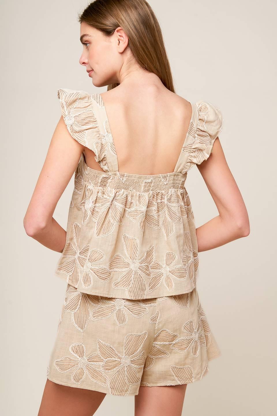 CONJUNTO DE TOP Y SHORTS TEJIDOS DARCY DREAM