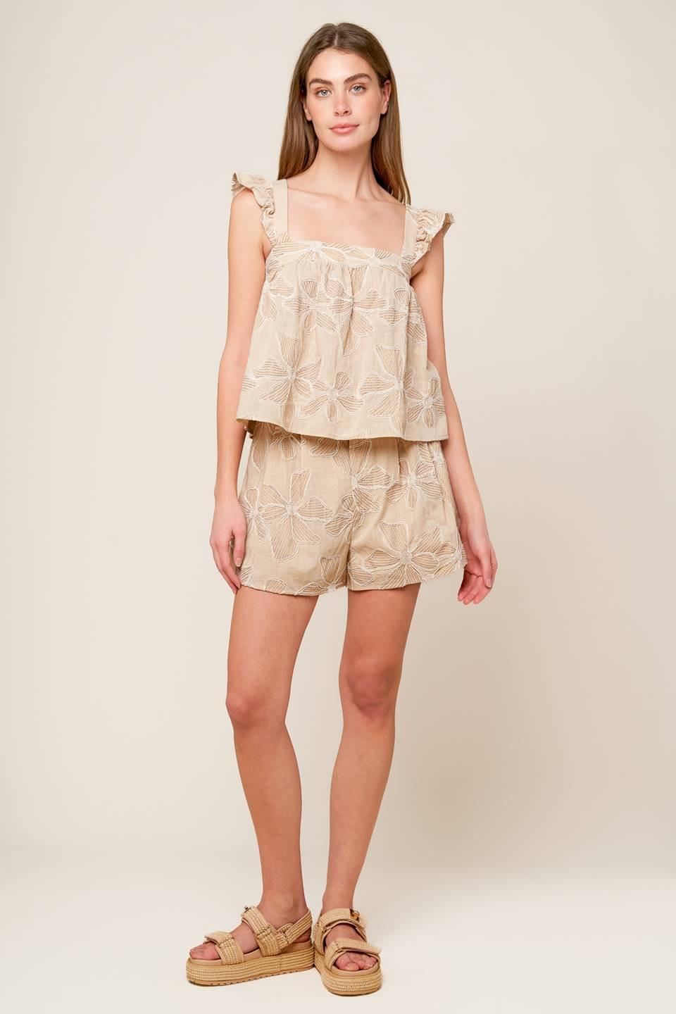 CONJUNTO DE TOP Y SHORTS TEJIDOS DARCY DREAM