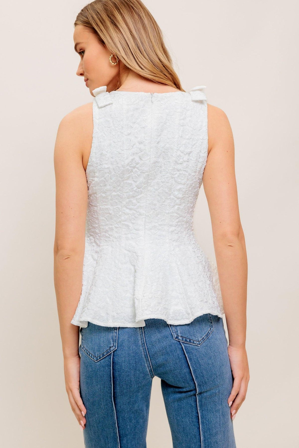 SOFT WHISPER WOVEN TOP