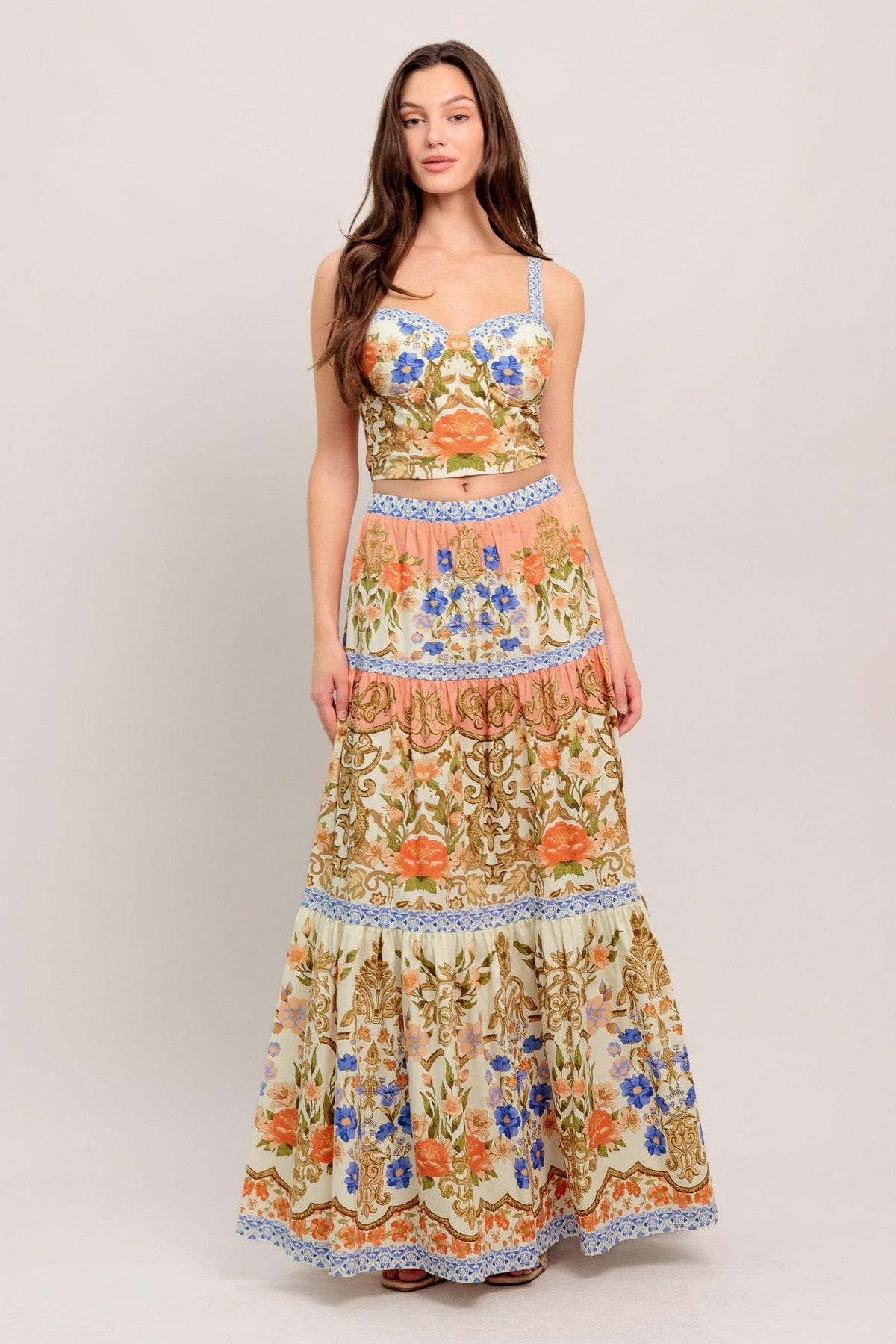 CONJUNTO DE TOP Y FALDA SWEET MEADOW MEMORIES