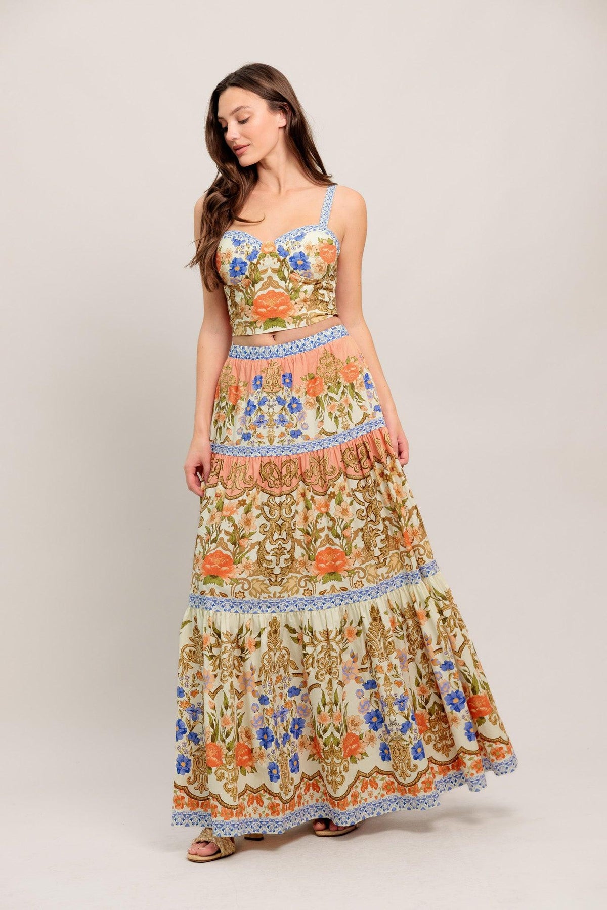 CONJUNTO DE TOP Y FALDA SWEET MEADOW MEMORIES