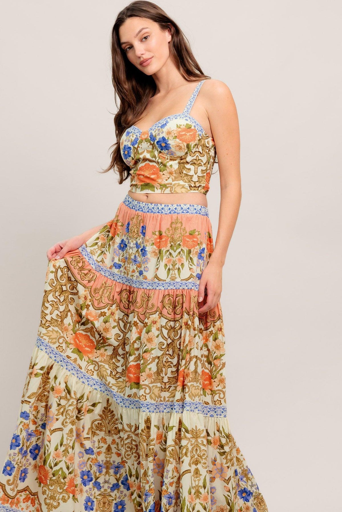 CONJUNTO DE TOP Y FALDA SWEET MEADOW MEMORIES