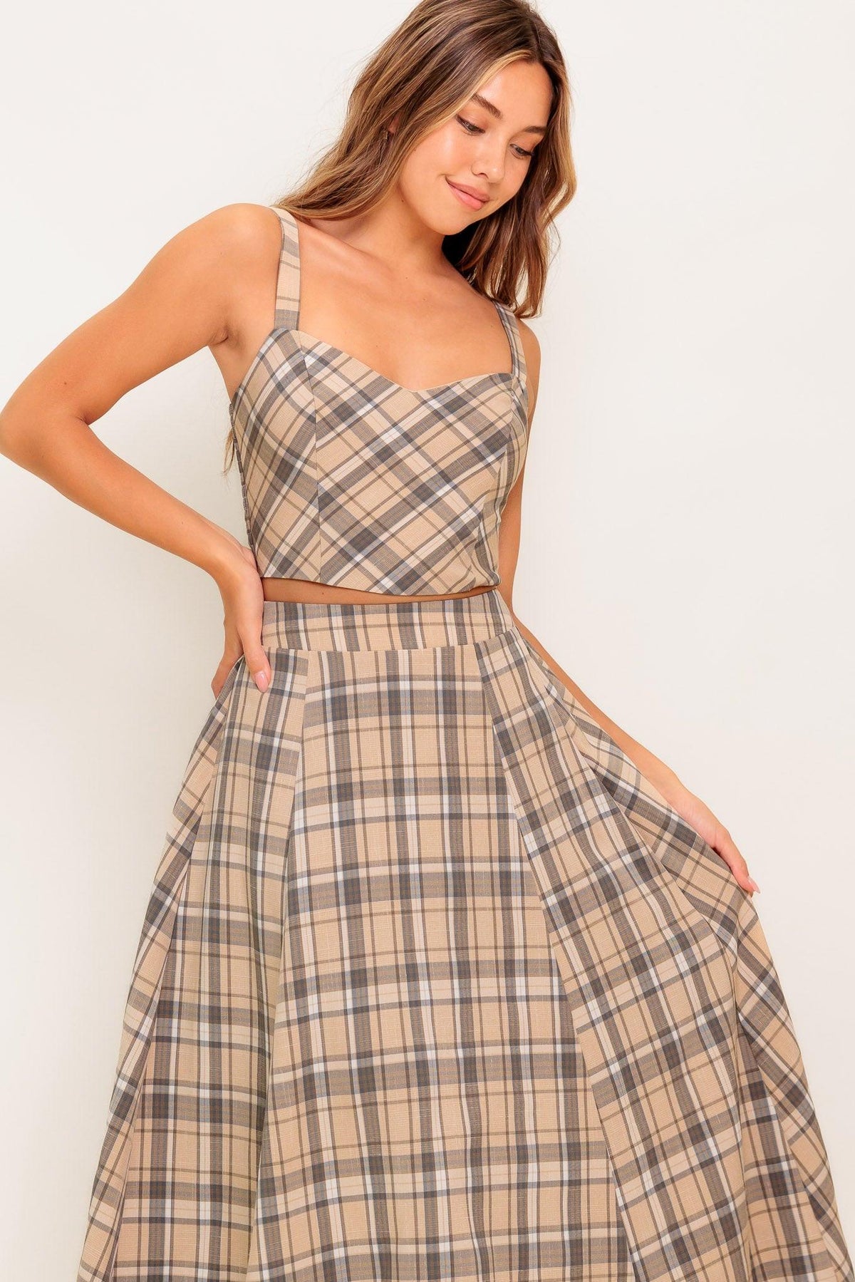 CONJUNTO DE BLUSA TEJIDA Y FALDA ENCHANTMENT HERITAGE