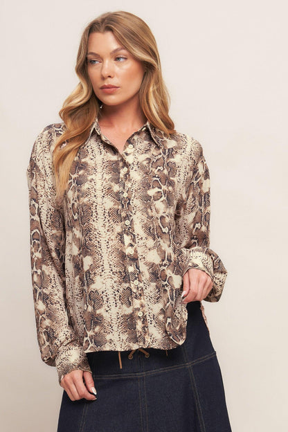 URBAN GODDESS WOVEN TOP