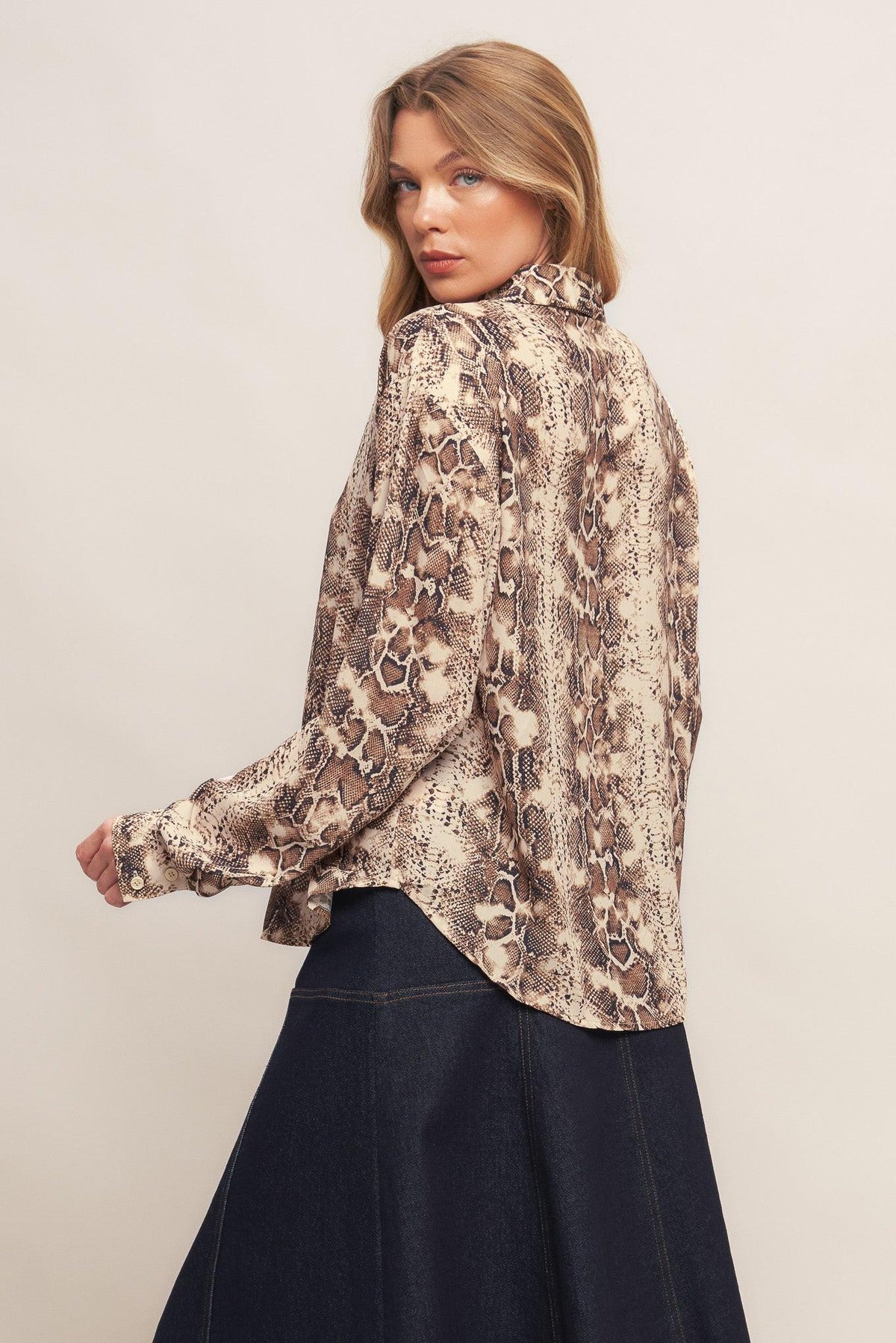 URBAN GODDESS WOVEN TOP
