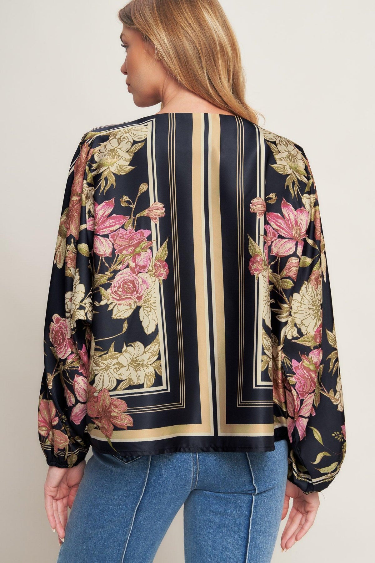 ROYAL TAPESTRY WOVEN TOP
