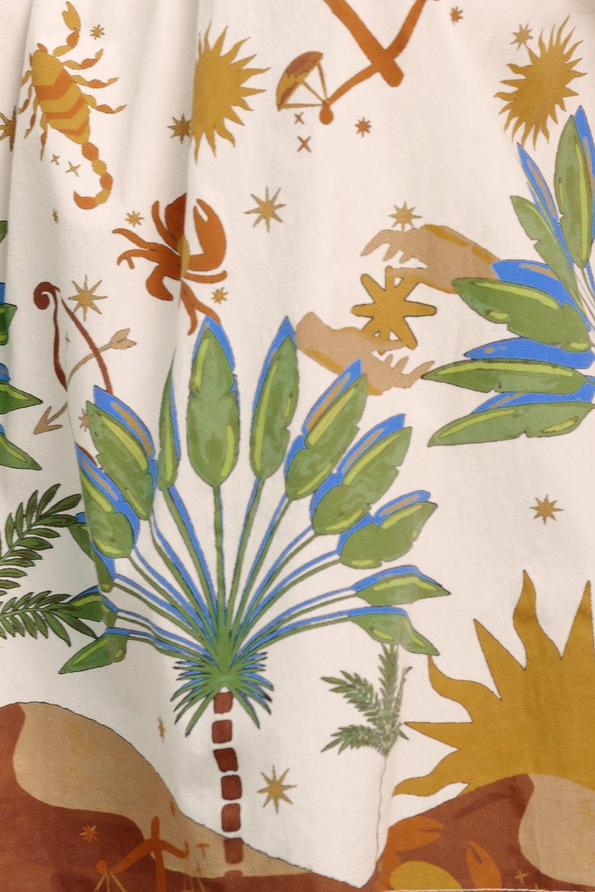 TOP CON HOMBROS DESCUBIERTOS TEJIDO SUNLIT GARDEN