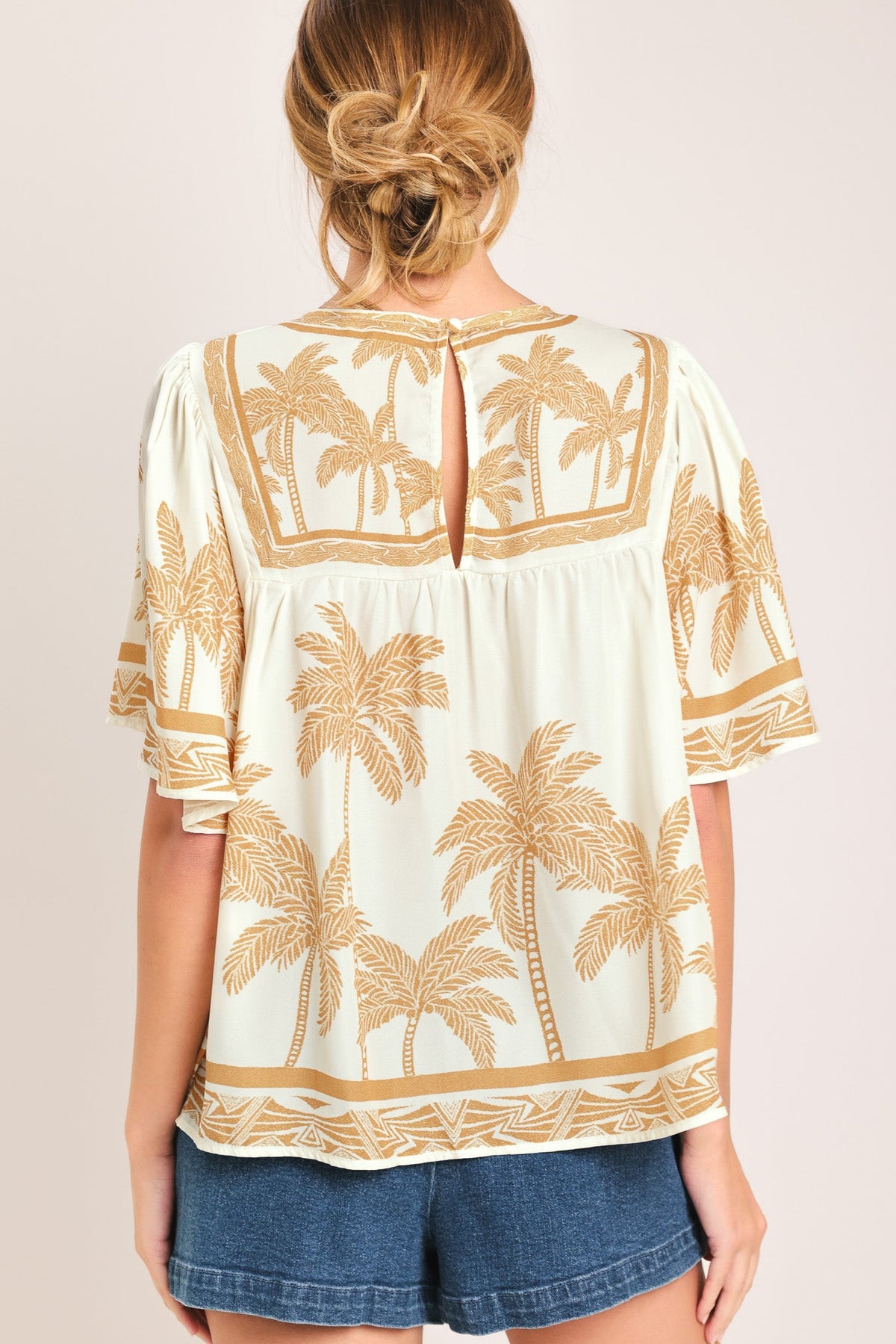 BLUSA BREEZE STORY DE TELA TEJIDA