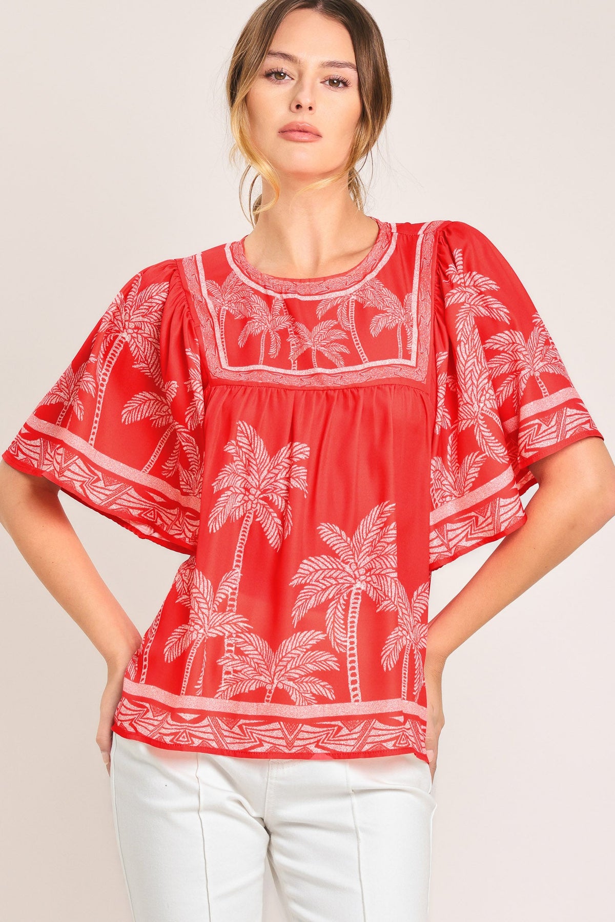 BLUSA BREEZE STORY DE TELA TEJIDA