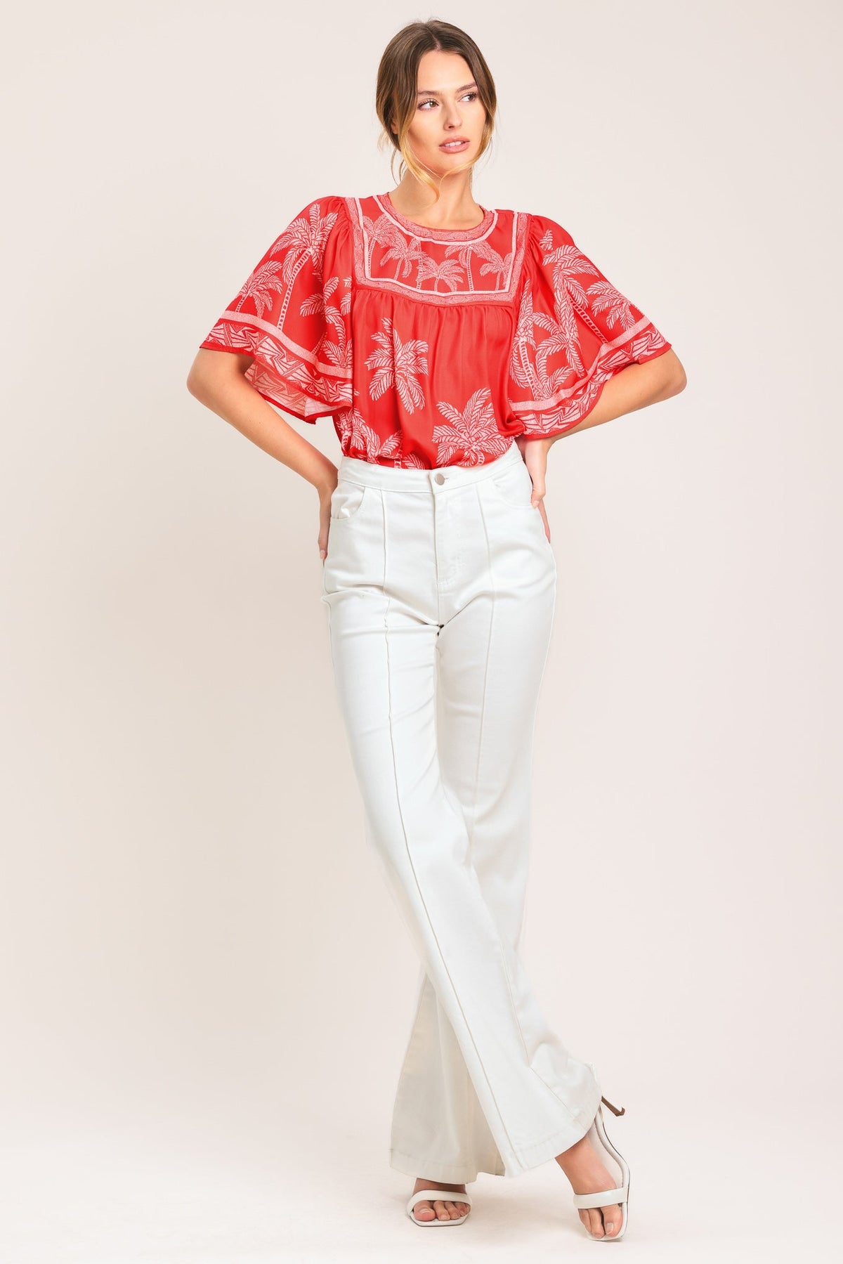 BLUSA BREEZE STORY DE TELA TEJIDA