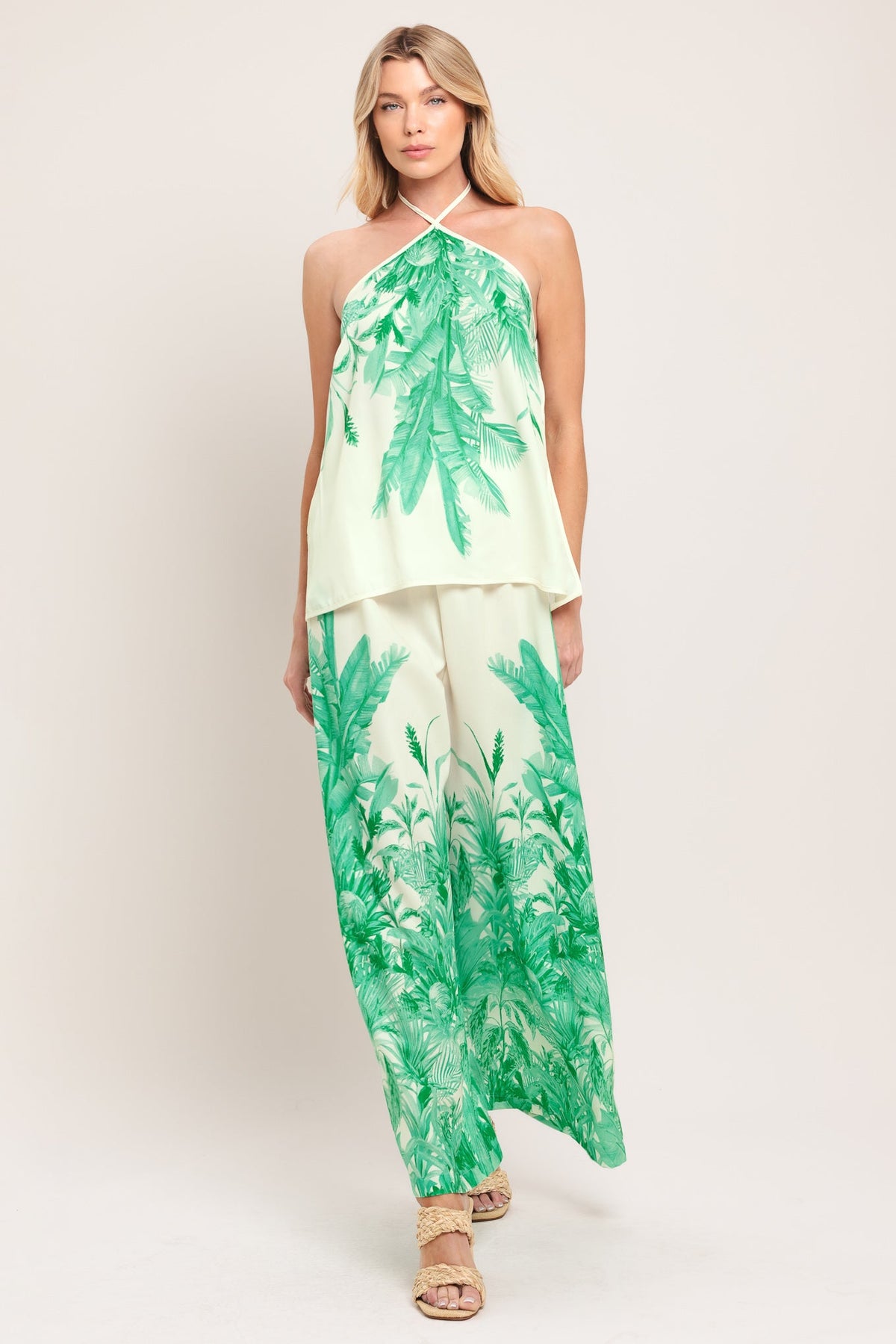 TOP TEJIDO PALM SERENE