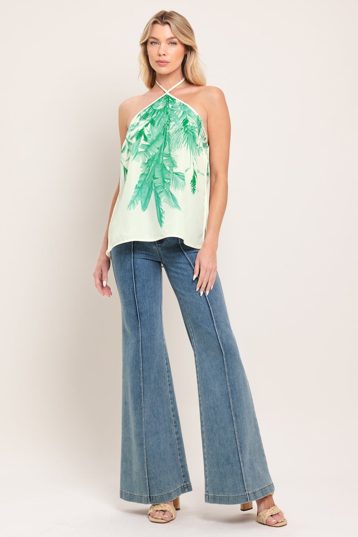 TOP TEJIDO PALM SERENE