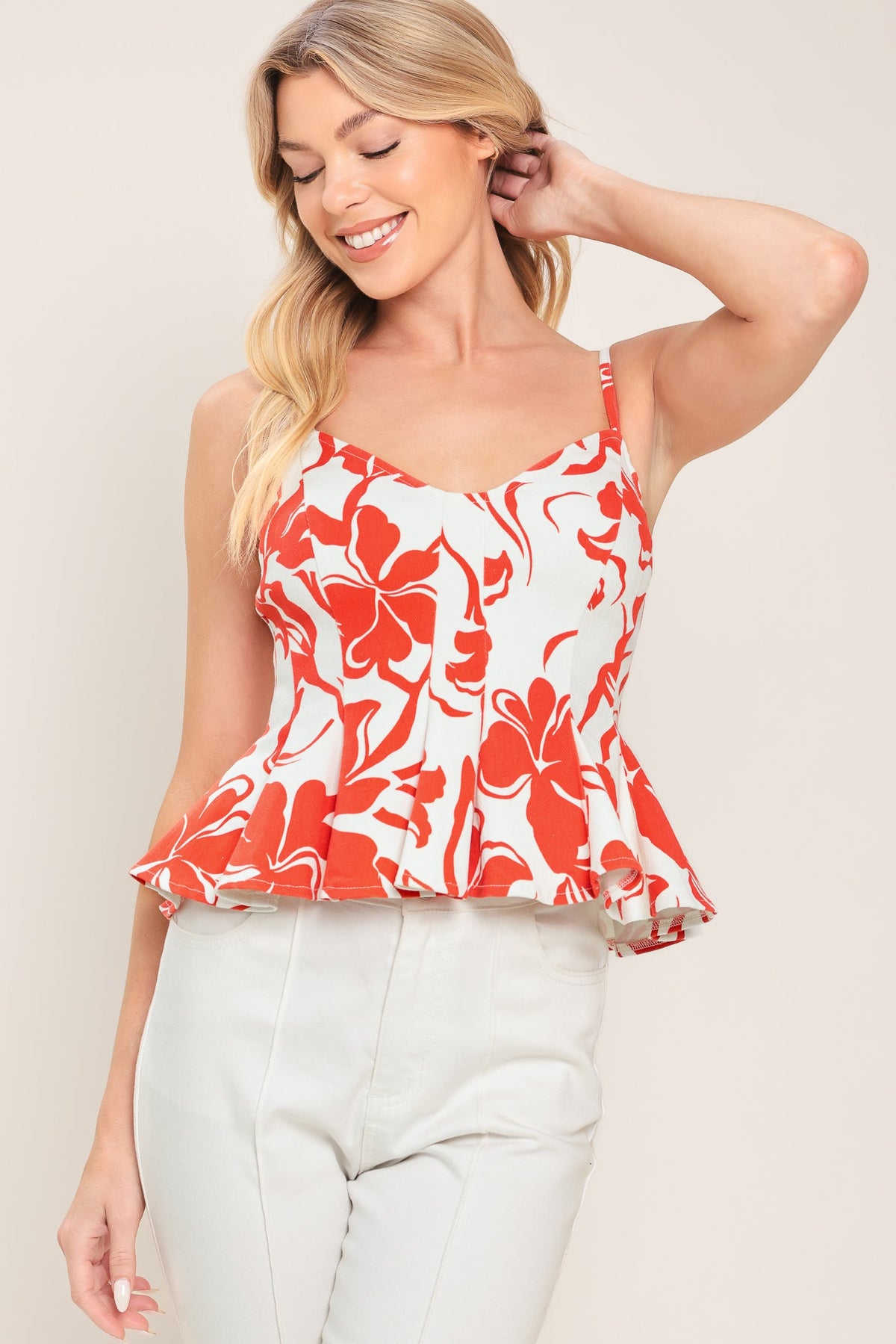 BLUSA TEJIDA SCARLET BLOOM